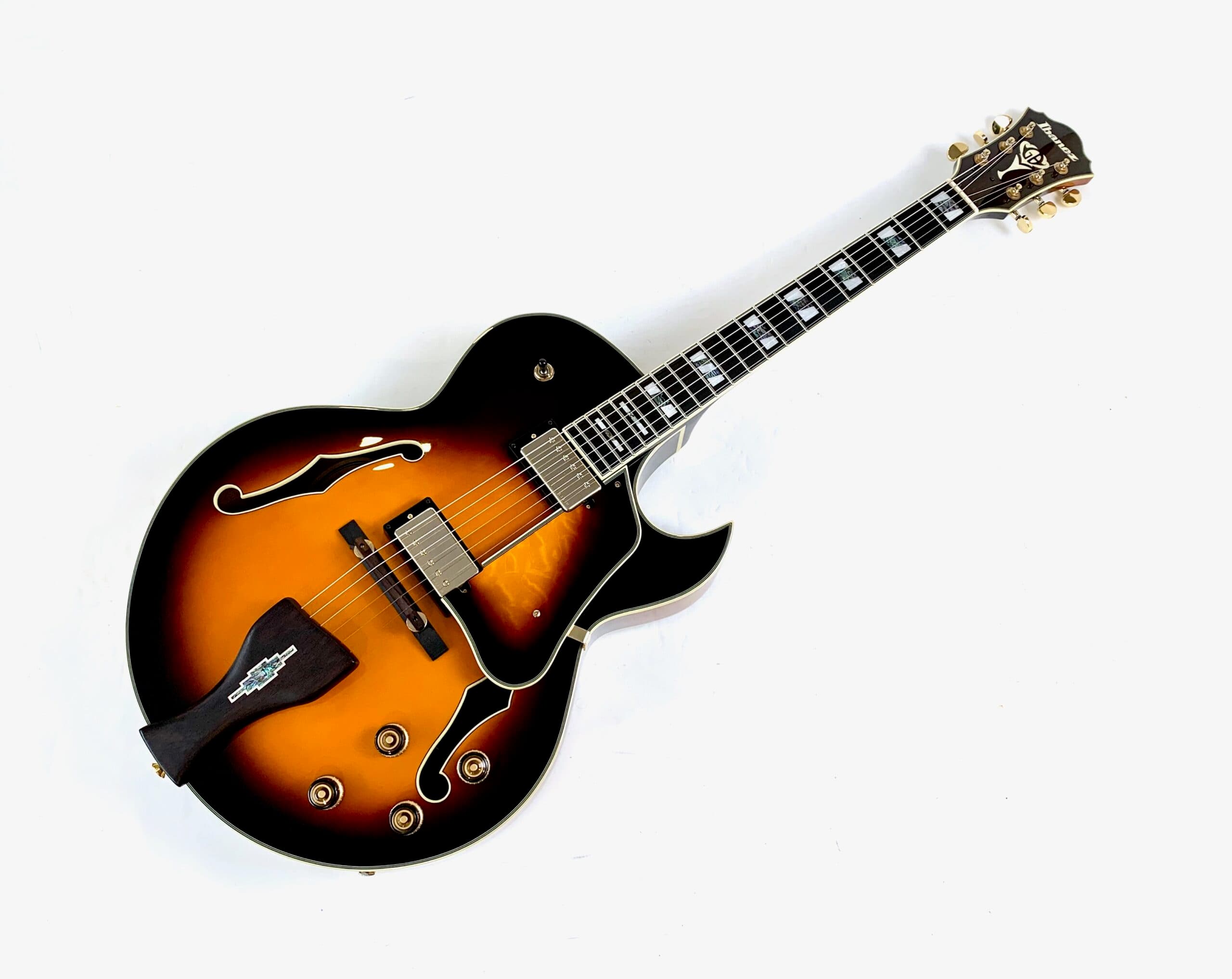 Ibanez LGB30 George Benson Signature 2013 Vintage Yellow Sunburst - Image 1