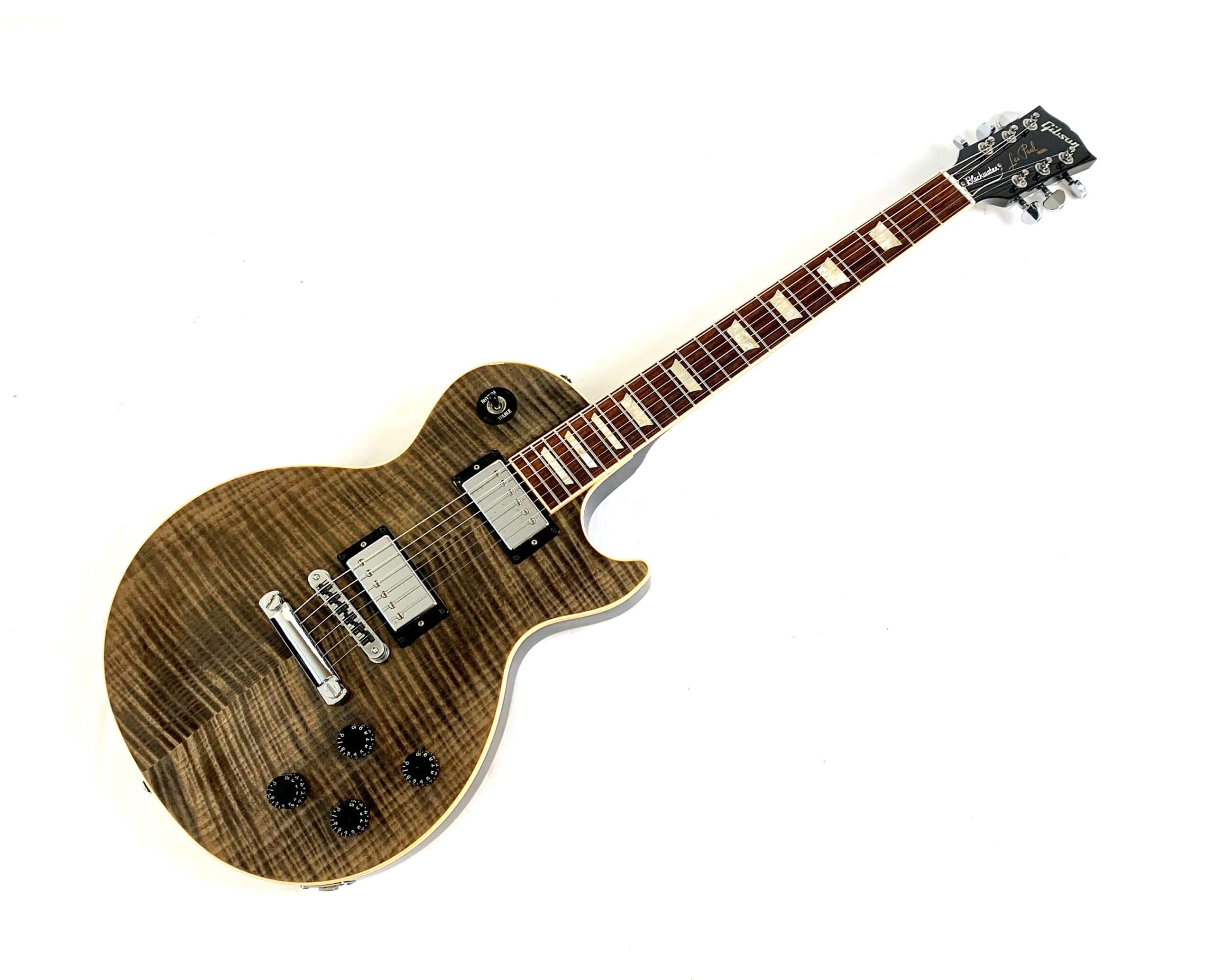 Gibson Les Paul Chad Kroeger Signature Blackwater 2010 Trans Black - Image 1