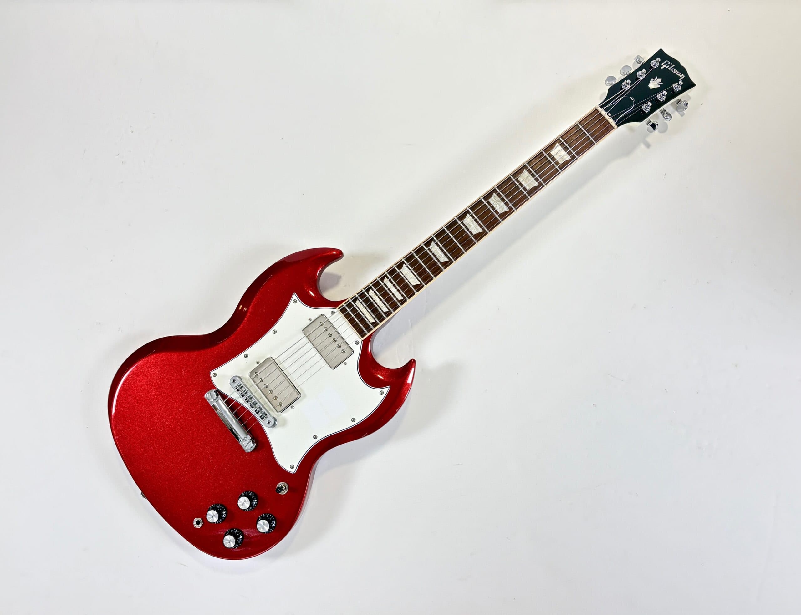 Gibson SG Standard Mod Collection 2023 Candy Apple Red Stinger - Image 1