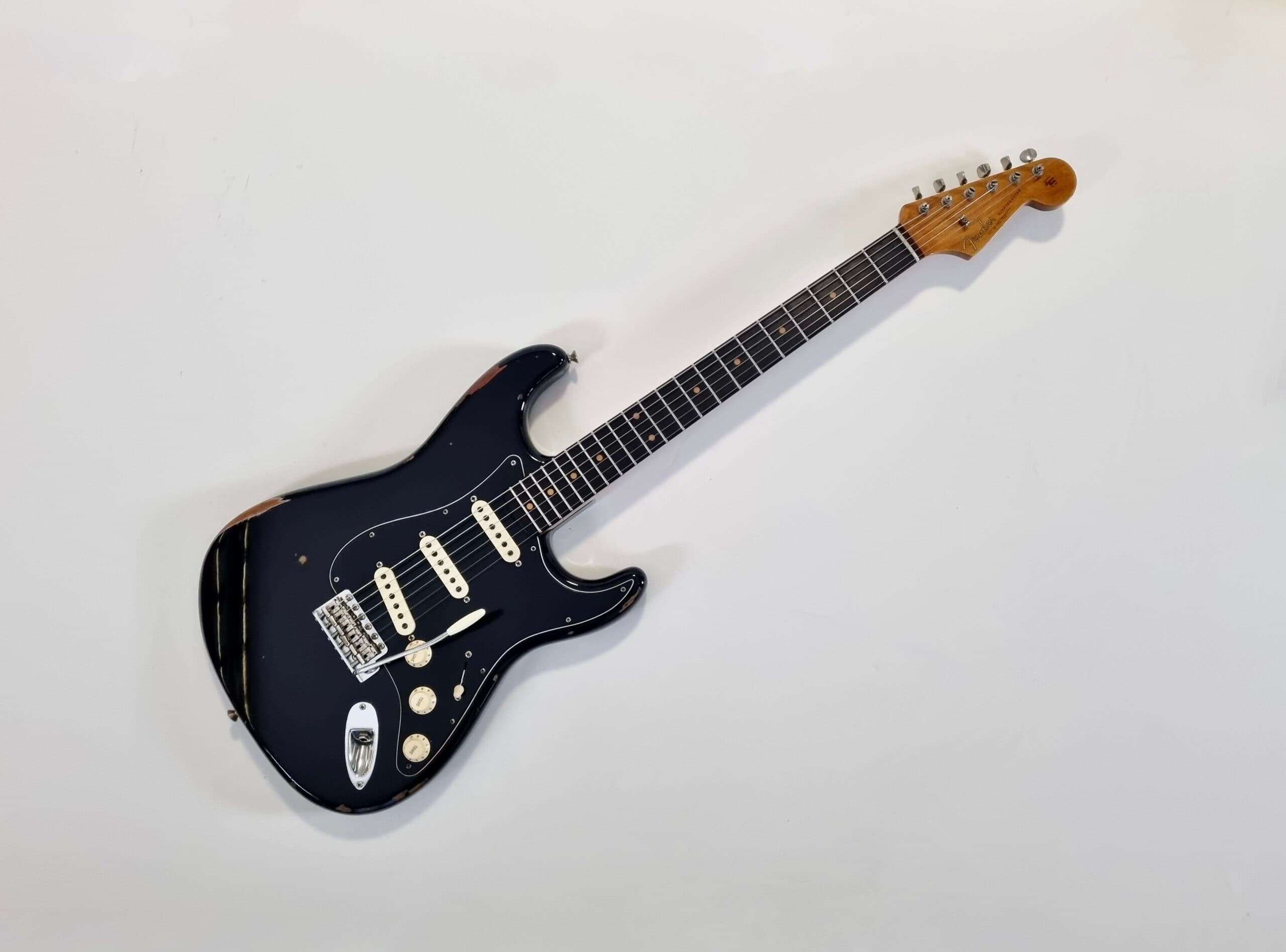 Fender Stratocaster Relic Ancho Poblano Roasted 2019 Custom Shop Limited Edition Black - Image 1