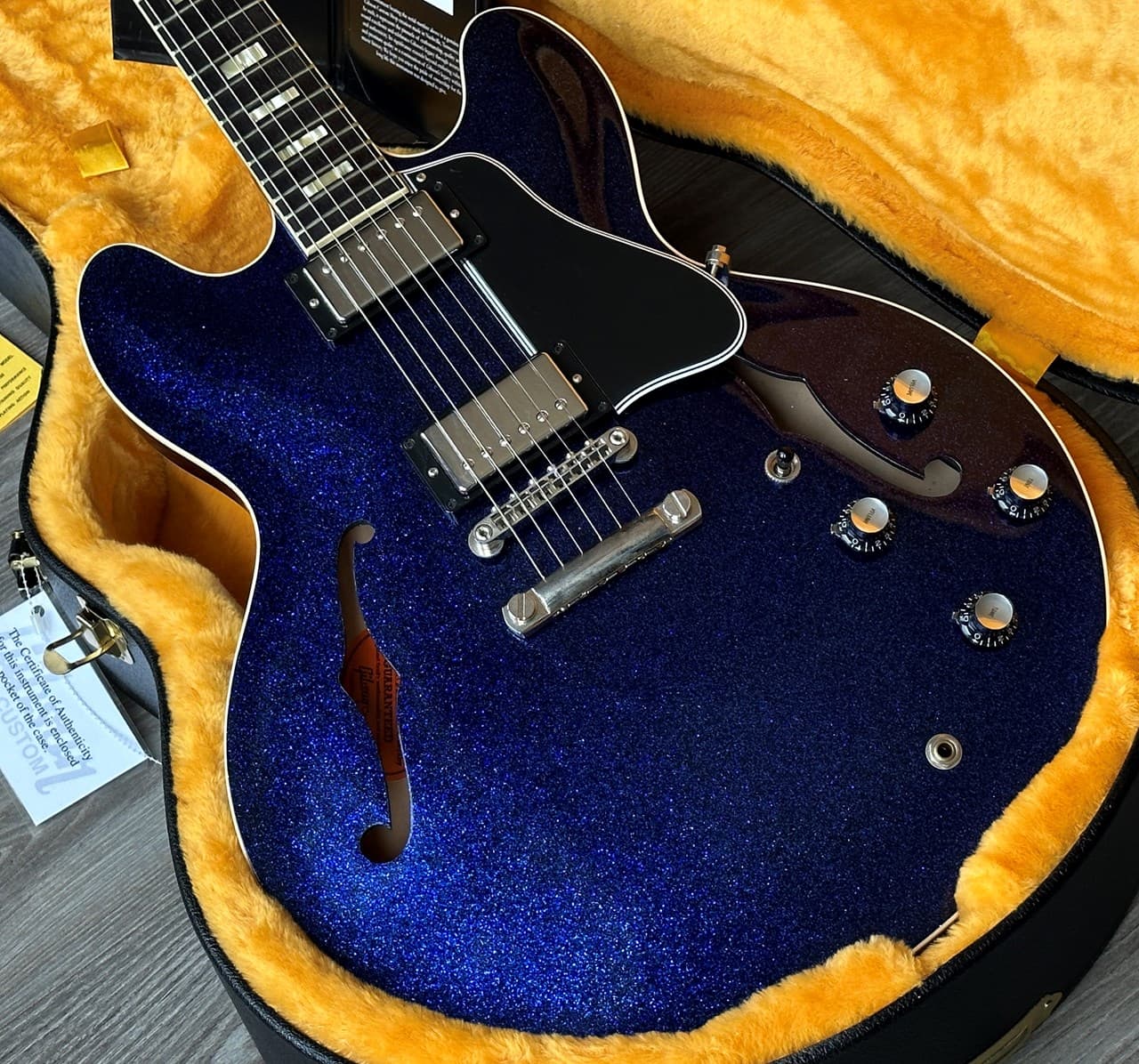 Gibson ES-335 1964 Historic Brunswick Blue Sparkle - Image 1
