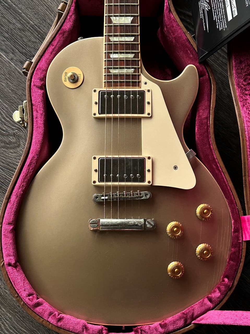 Gibson Les Paul Custom Pro Gold Mist Finish Custom Shop Original 4x Push/Pull - Image 1