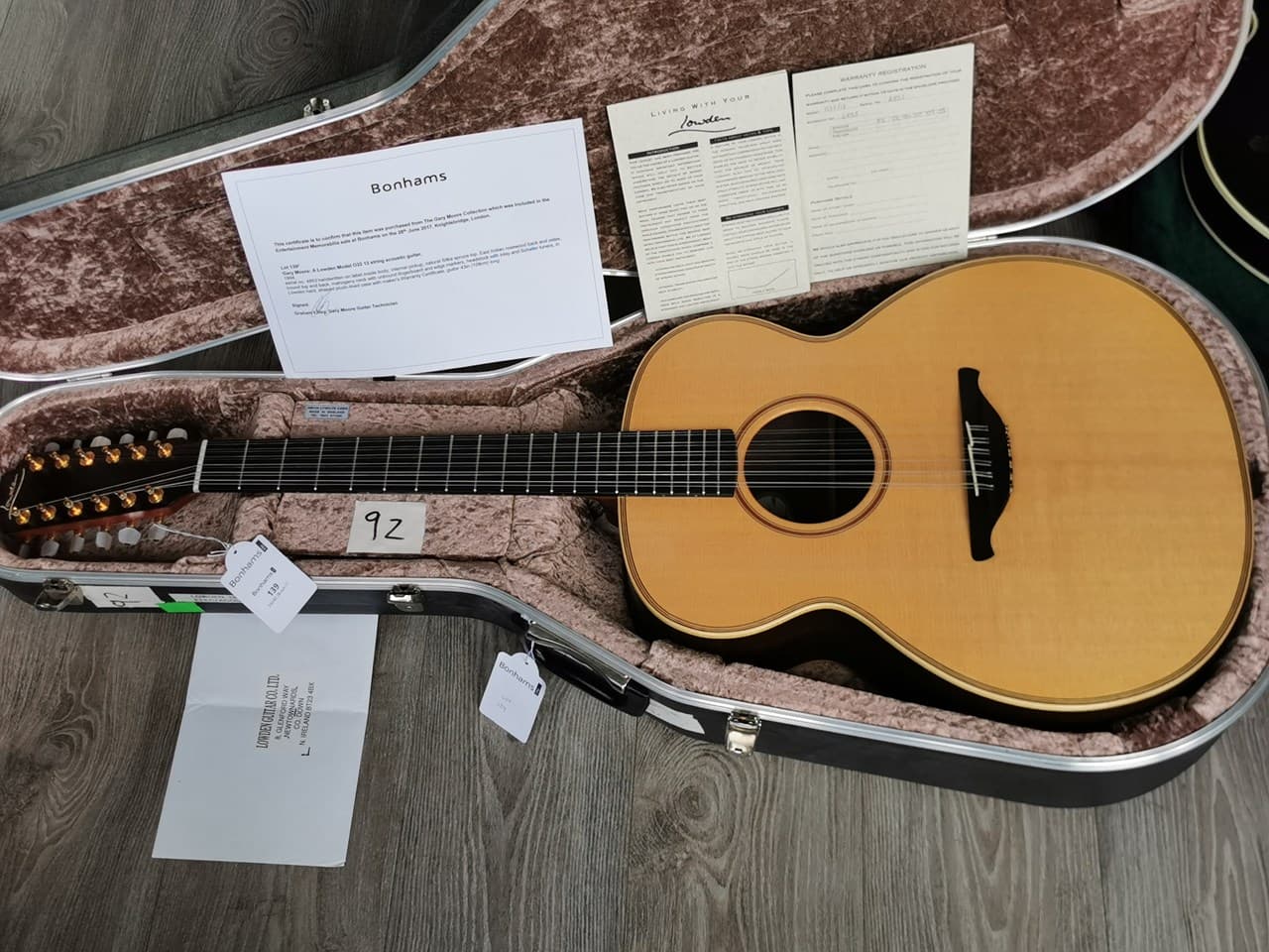 Lowden O32 12 String Gary Moore Owned with Papers - Image 1