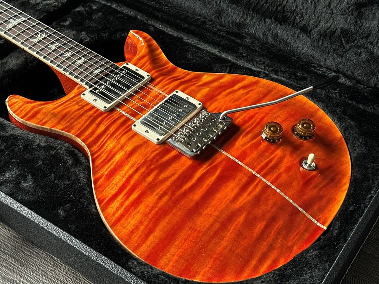 PRS Paul Reed Smith Santana Retro Santana Orange Quilt top - Image 1