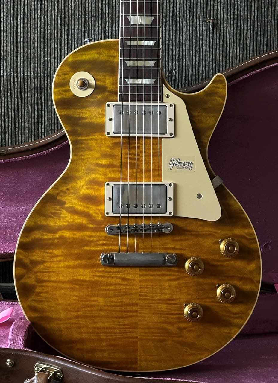 Gibson Les Paul Standard 1959 60th Anniversary Green Lemon Fade VOS Custom Shop - Image 1