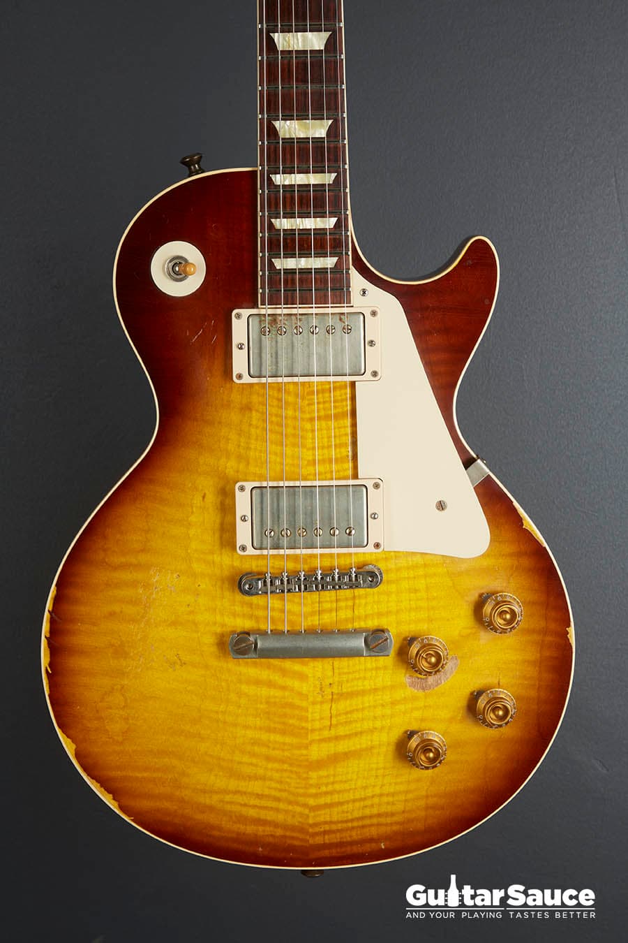 Gibson Custom Shop 59 Les Paul Joe Perry Signatue Murphy Aged Tobacco Burst 2013 - Image 1